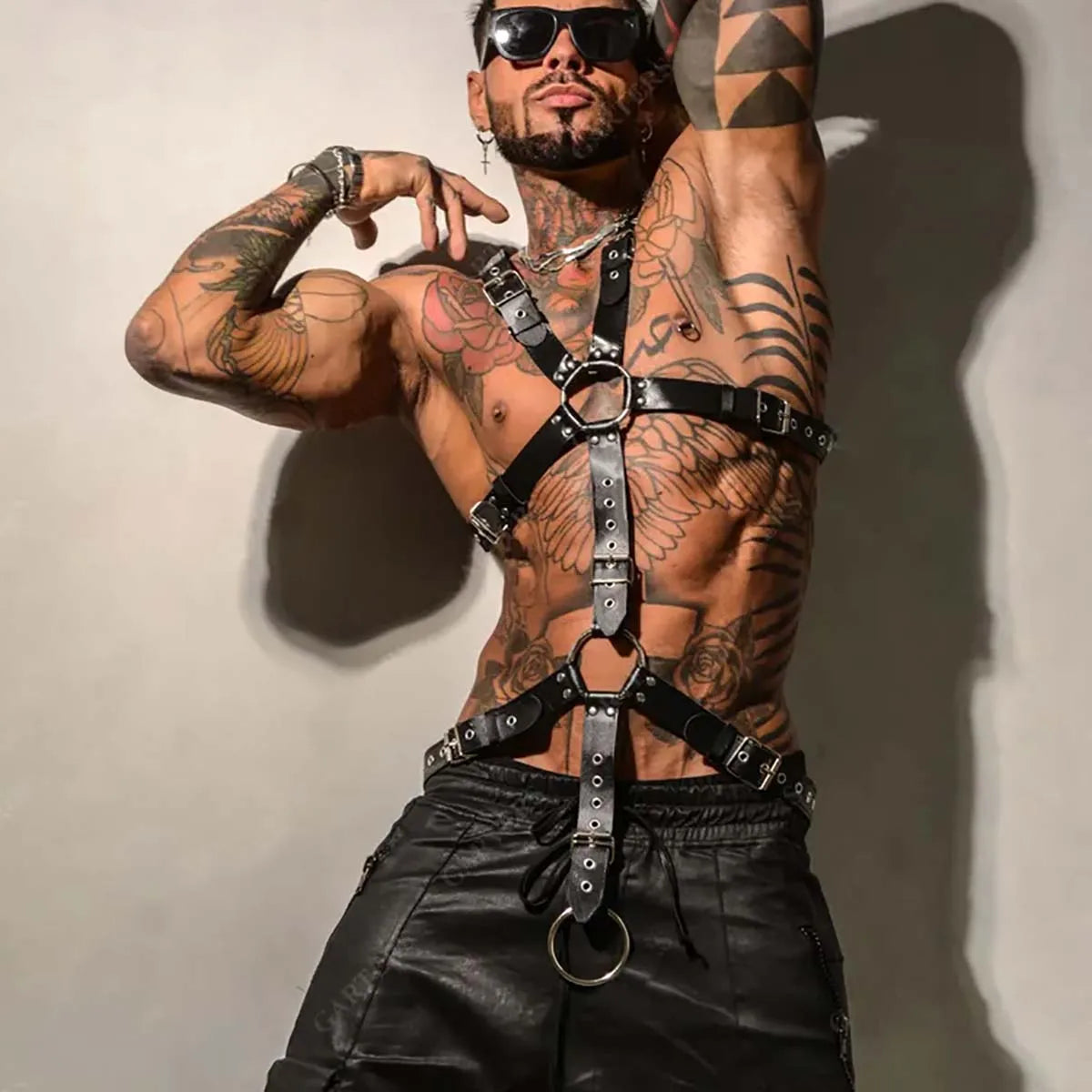 Men's Leather Harness