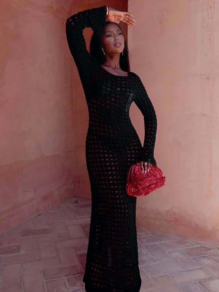 Crochet Maxi Dress
