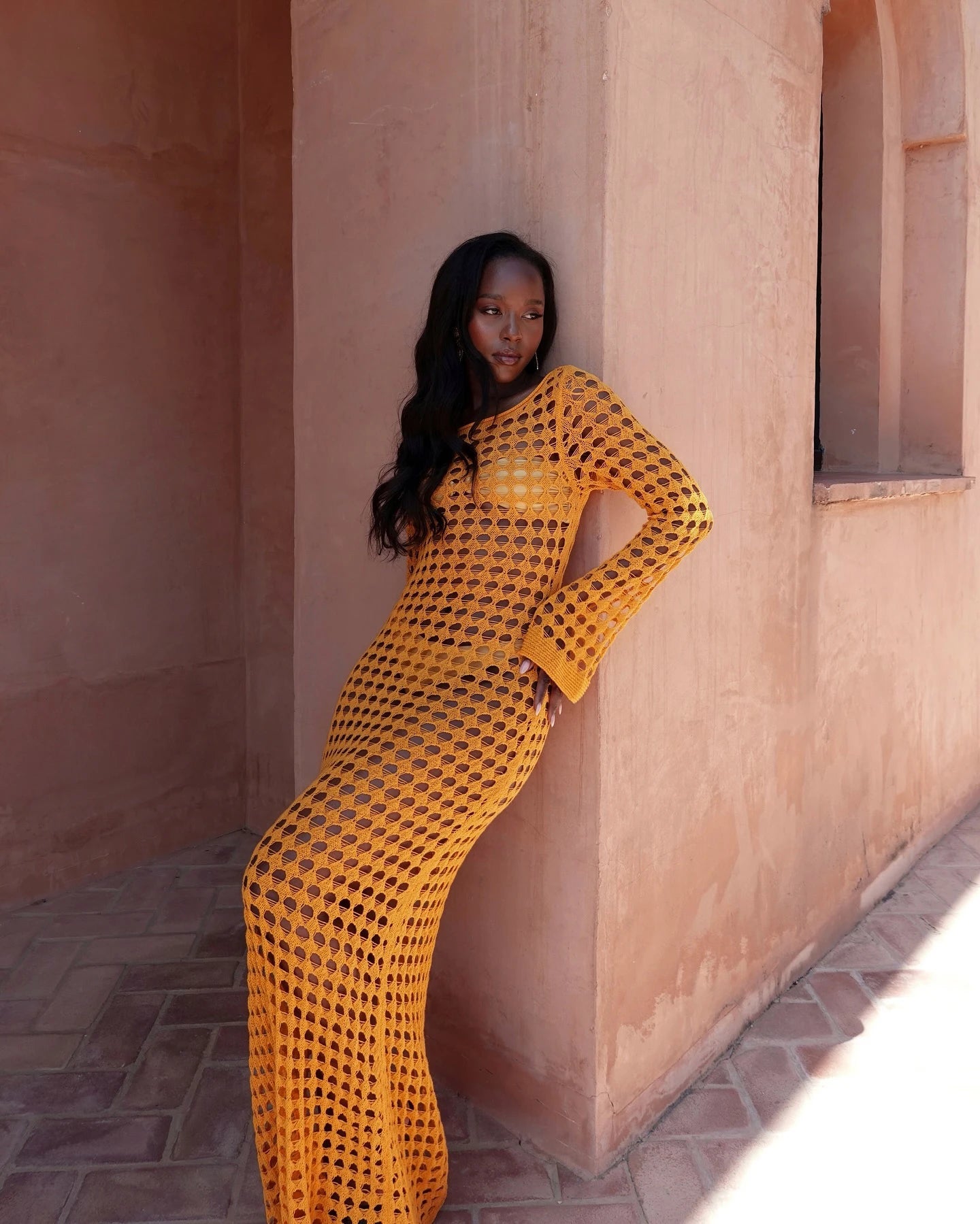 Crochet Maxi Dress