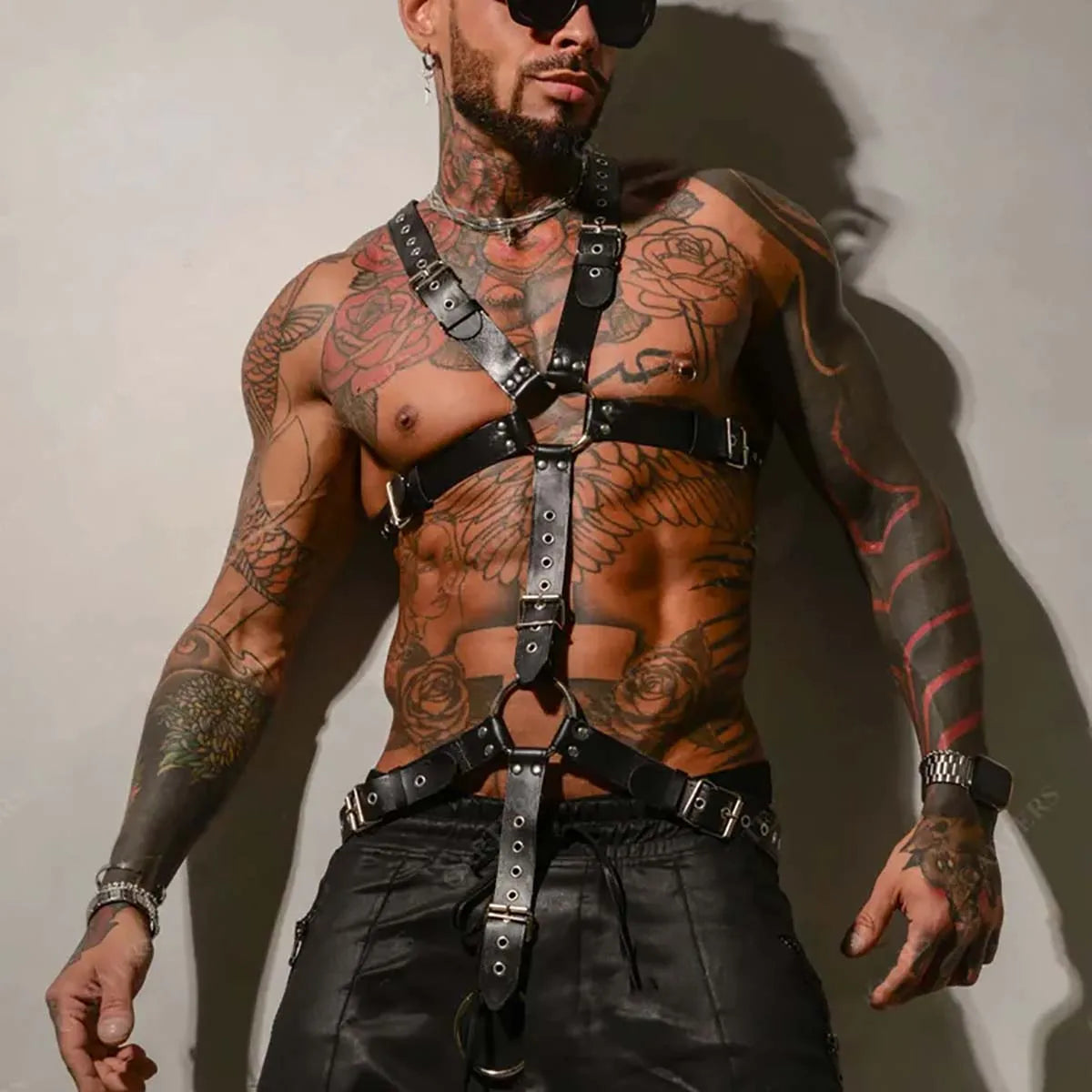Men's Leather Harness