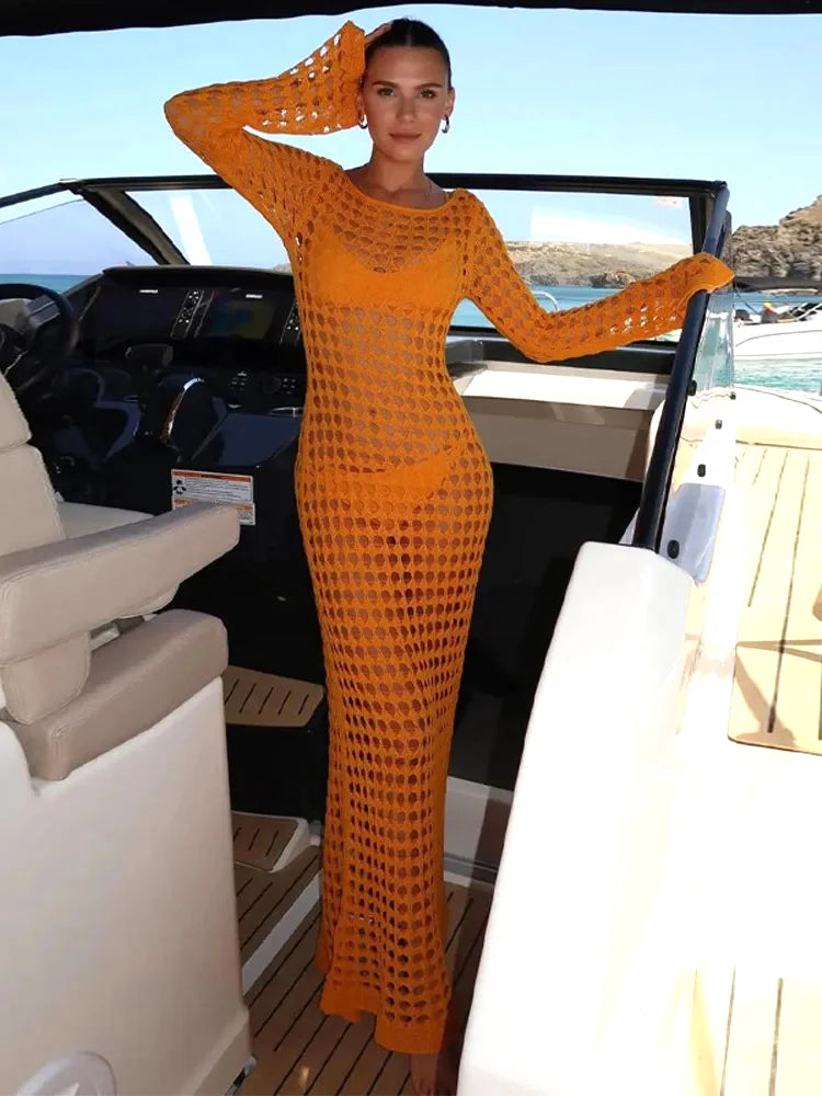 Crochet Maxi Dress