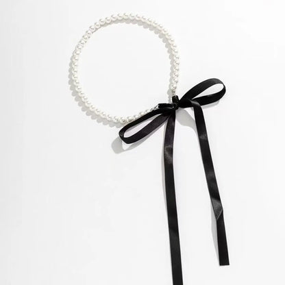 Velvet Ribbon Bowknot Choker