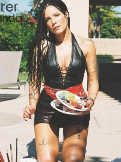 Liz's Leather top