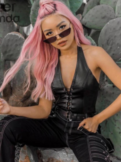 Liz's Leather top