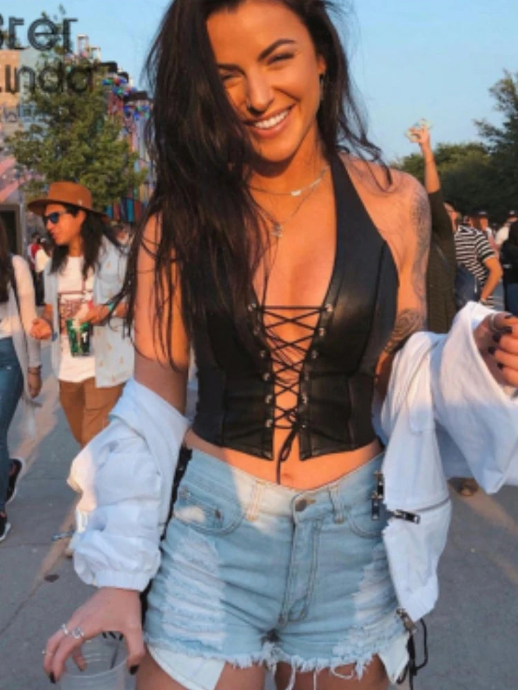 Liz's Leather top