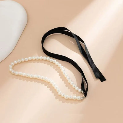 Velvet Ribbon Bowknot Choker