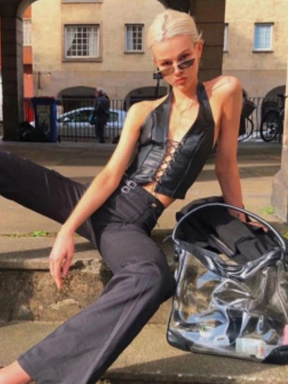 Liz's Leather top