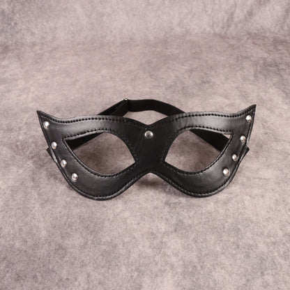 Cat Leather Eye Mask