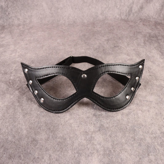 Cat Leather Eye Mask