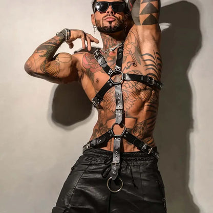 Men's Leather Harness
