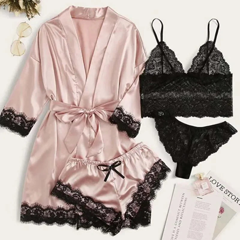 4 Pieces Sleepwear