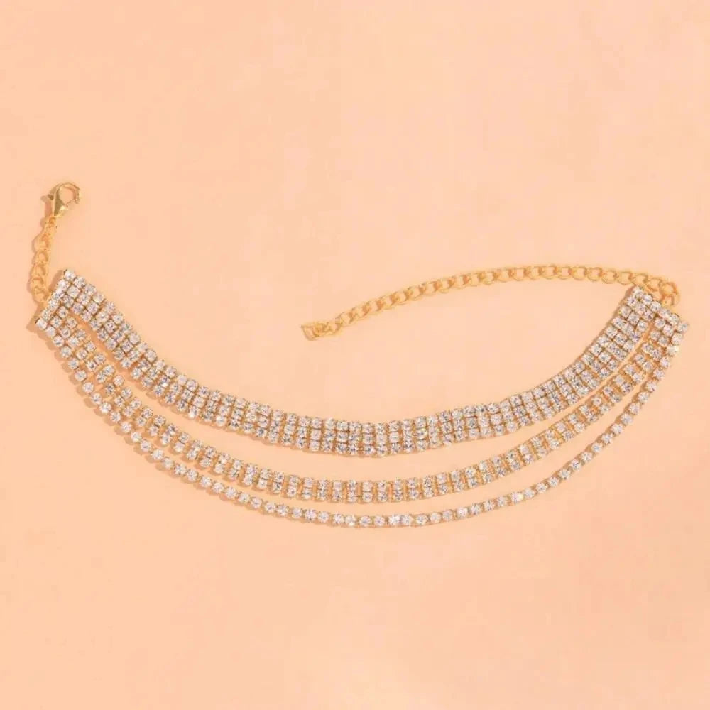 Rhinestone Foot Chain