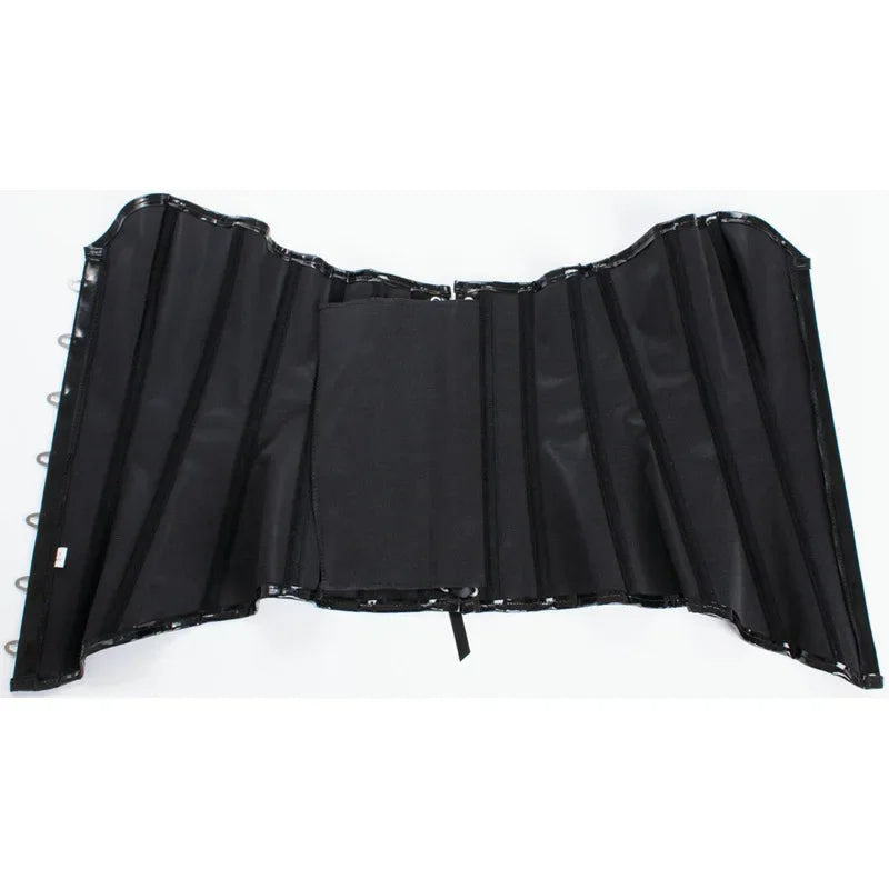 Black Vinyl Corset