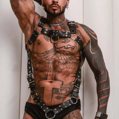 Men's Leather Harness