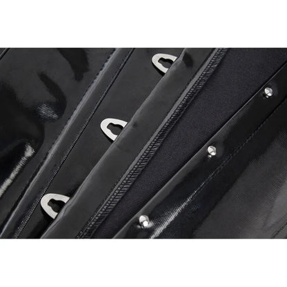 Black Vinyl Corset