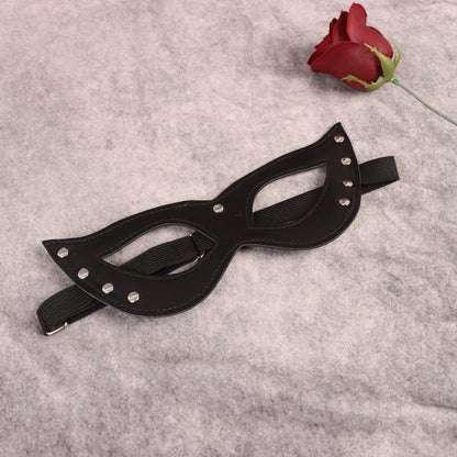 Cat Leather Eye Mask