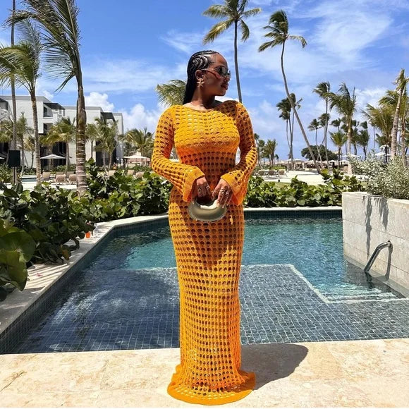 Crochet Maxi Dress