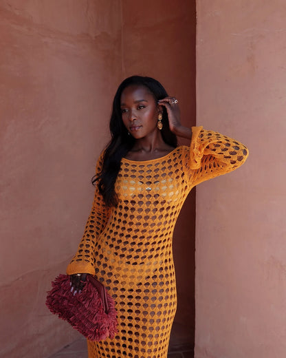 Crochet Maxi Dress