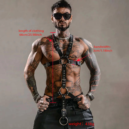 Men's Leather Harness