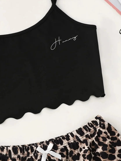 Pajamas Set Leopard