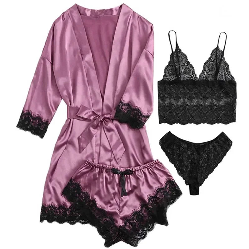 4 Pieces Sleepwear