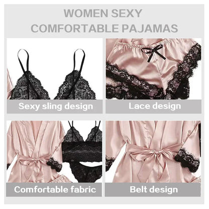 4 Pieces Sleepwear