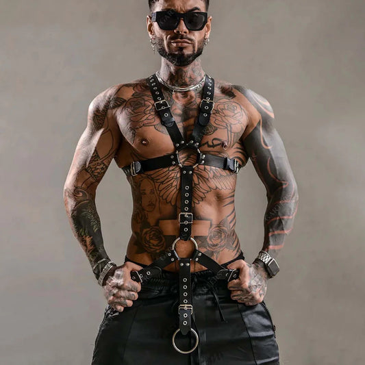 Men's Leather Harness