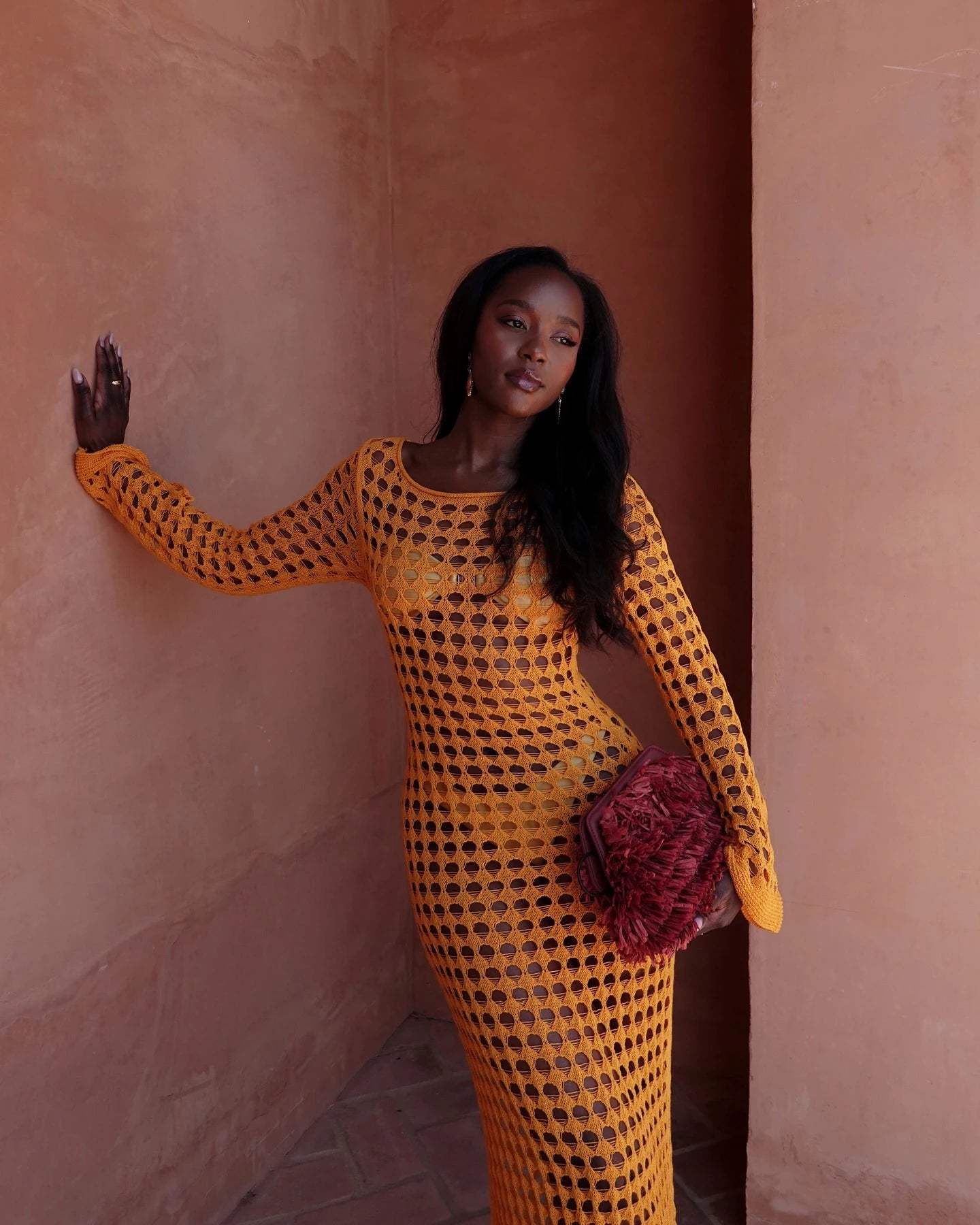 Crochet Maxi Dress