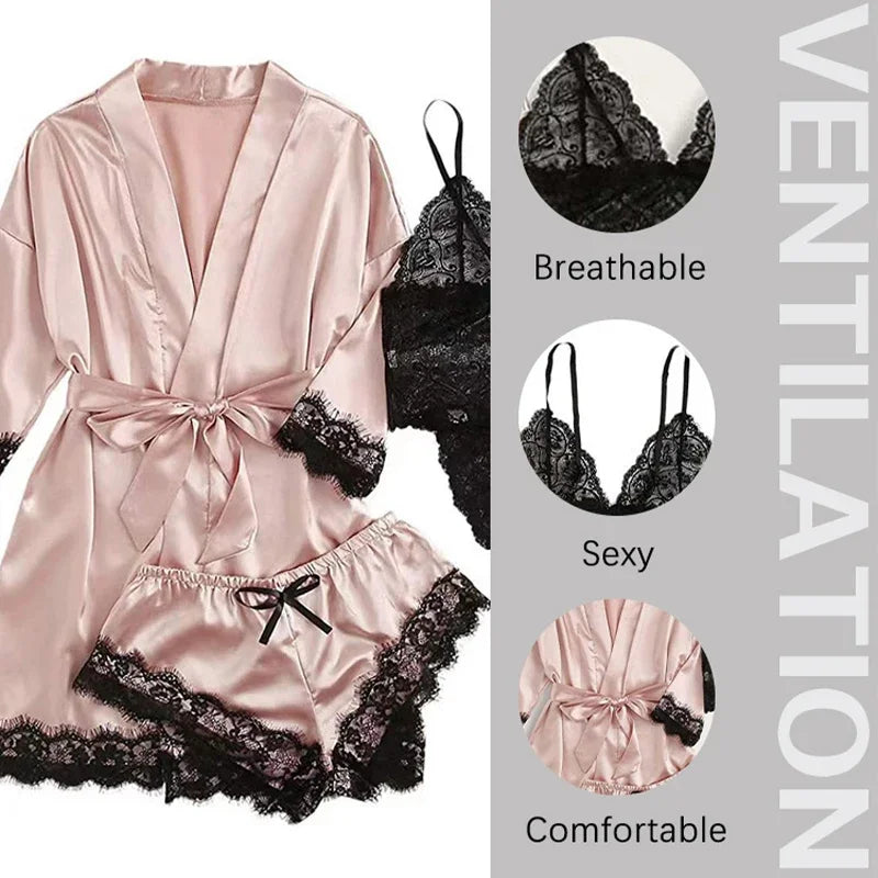 4 Pieces Sleepwear