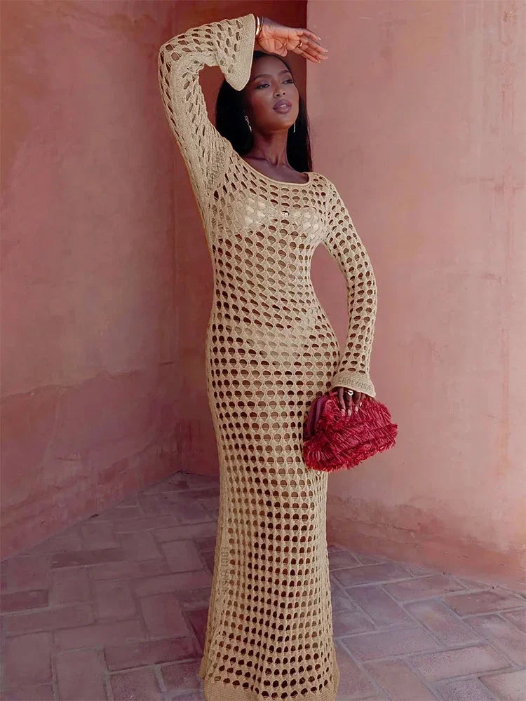 Crochet Maxi Dress