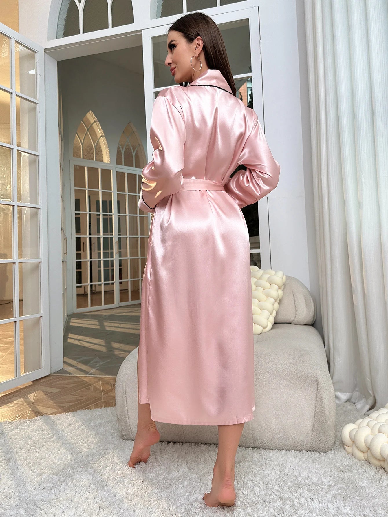 Satin Night Robe