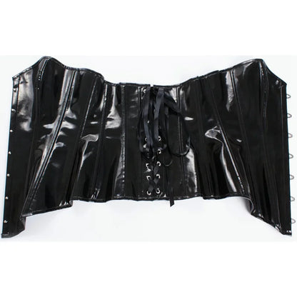 Black Vinyl Corset