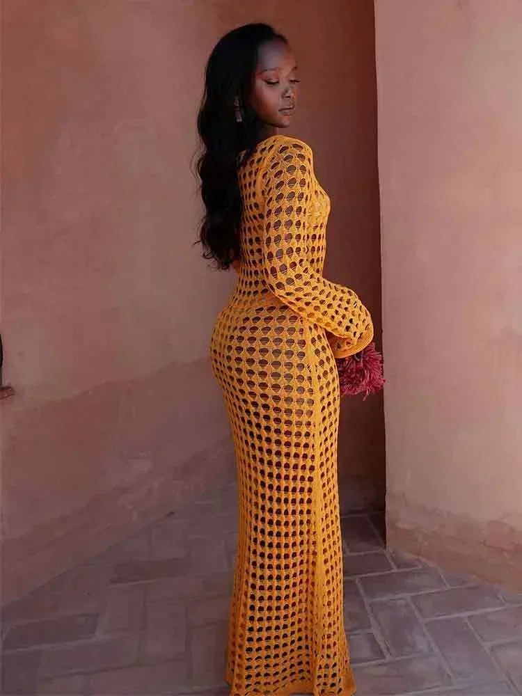 Crochet Maxi Dress