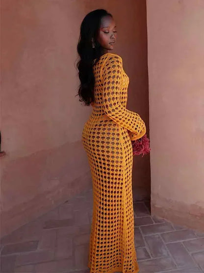 Crochet Maxi Dress