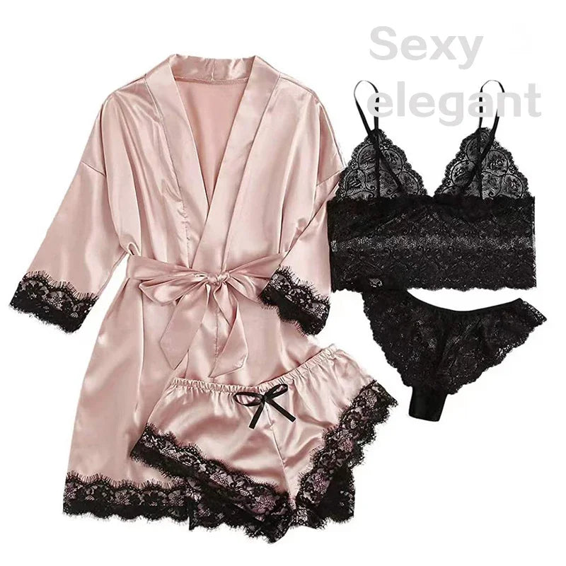 4 Pieces Sleepwear