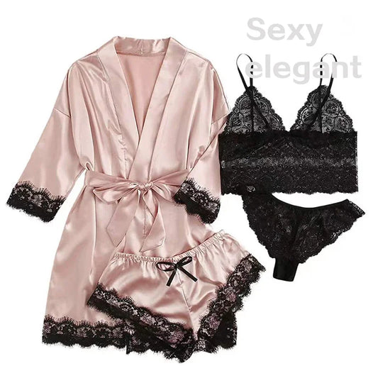 4 Pieces Sleepwear