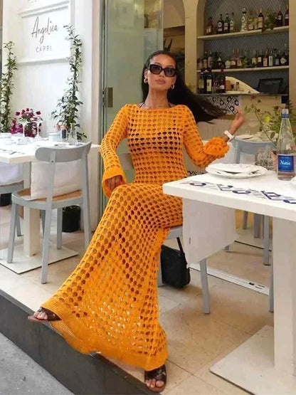 Crochet Maxi Dress