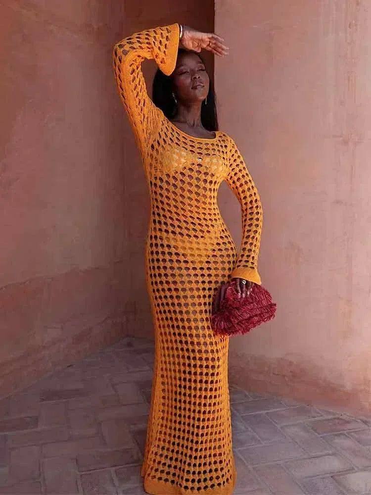 Crochet Maxi Dress