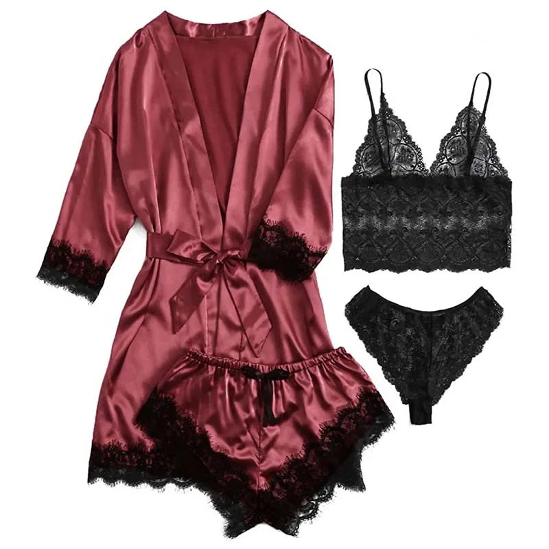 4 Pieces Sleepwear
